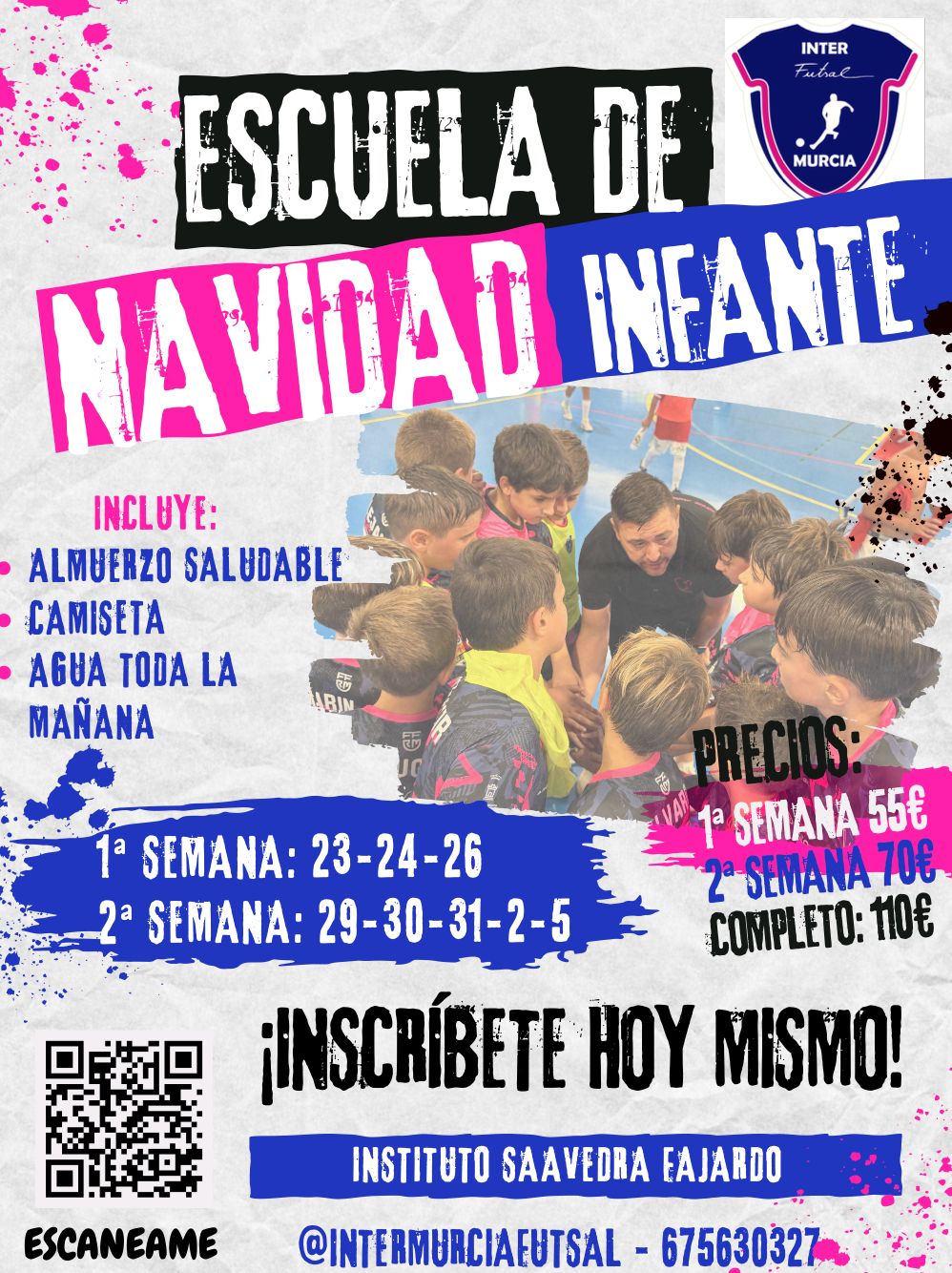 ESCUELA DE NAVIDAD INFANTE PRIMERA SEMANA