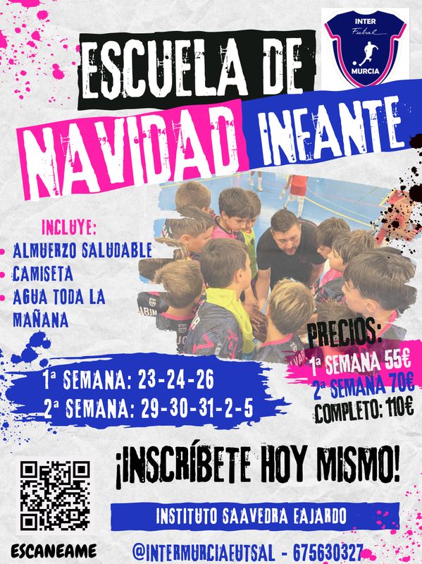 ESCUELA DE NAVIDAD INFANTE PRIMERA SEMANA