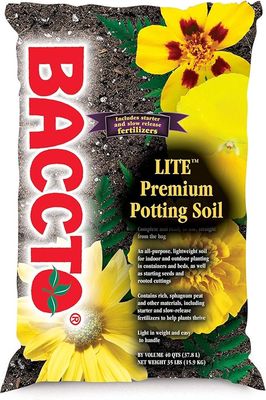 BACCTO, PREMIUM LITE POTTING SOIL, 40QT