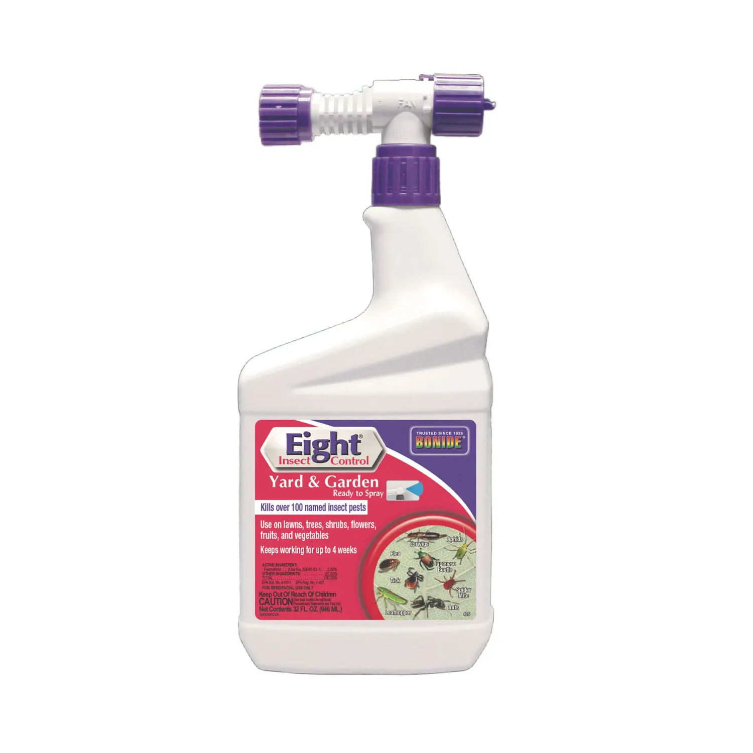 Bonide® Eight® Garden &amp; Home Insect Control - 32oz - Ready-to-Use - Trigger Spray
