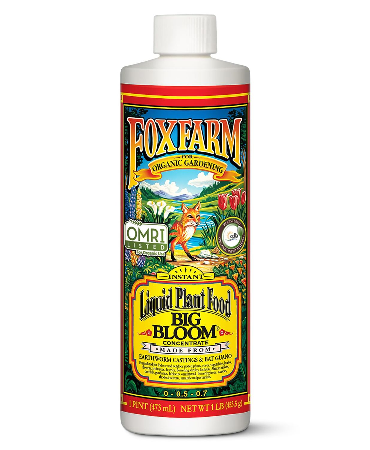 FoxFarm® Big Bloom® Fertilizer 0-0.5-0.7 - 16oz - Concentrate - OMRI Listed