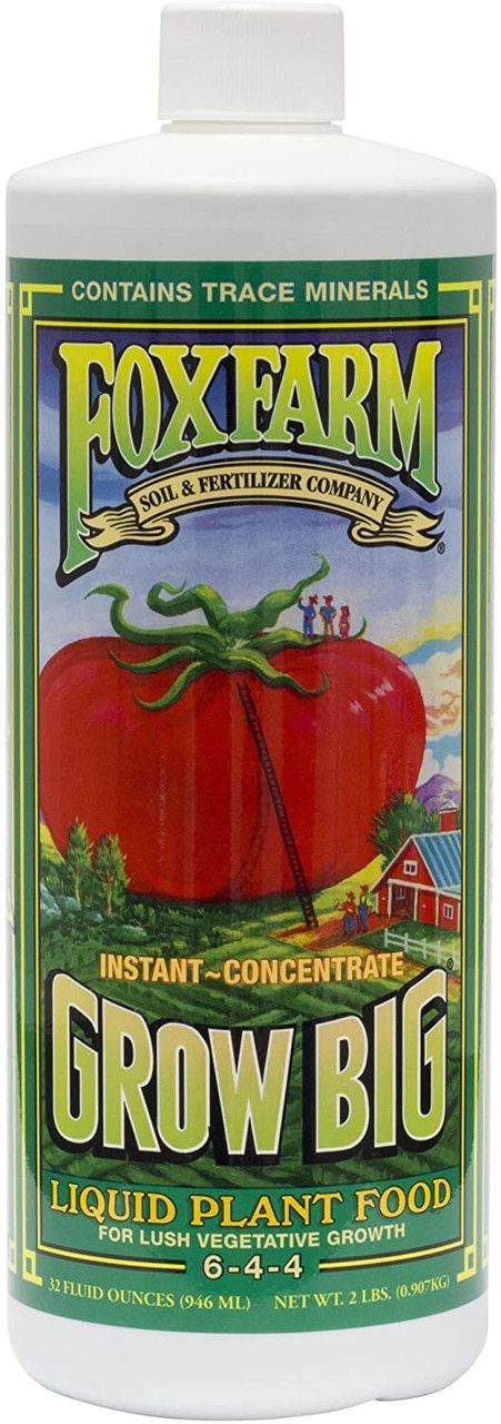 FoxFarm® Grow Big® Fertilizer 6-4-4 - 16oz - Concentrate