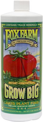 FoxFarm® Grow Big® Fertilizer 6-4-4 - 16oz - Concentrate