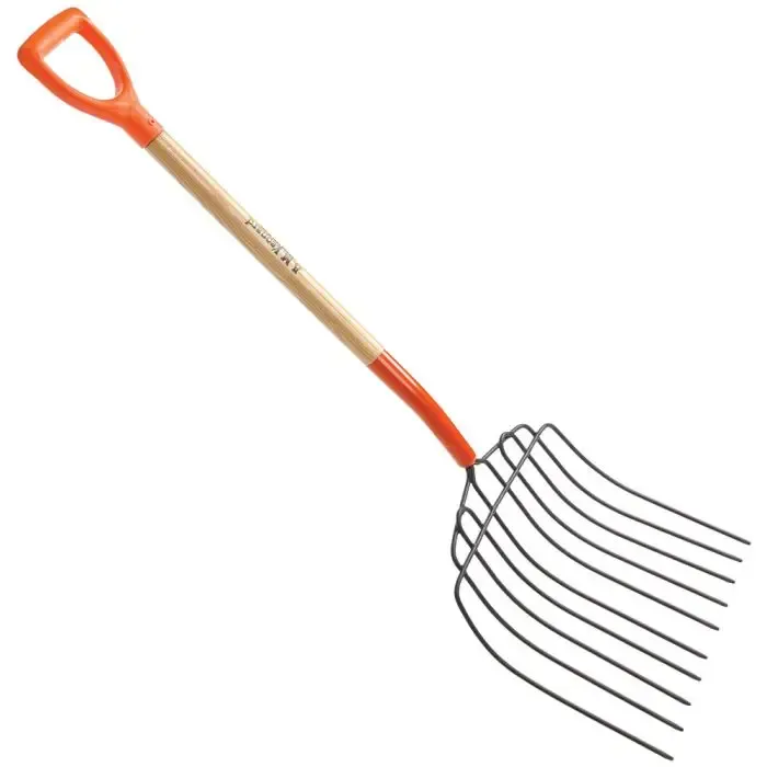 Ensilage Fork with 10-Tine head and Poly D-Grip by