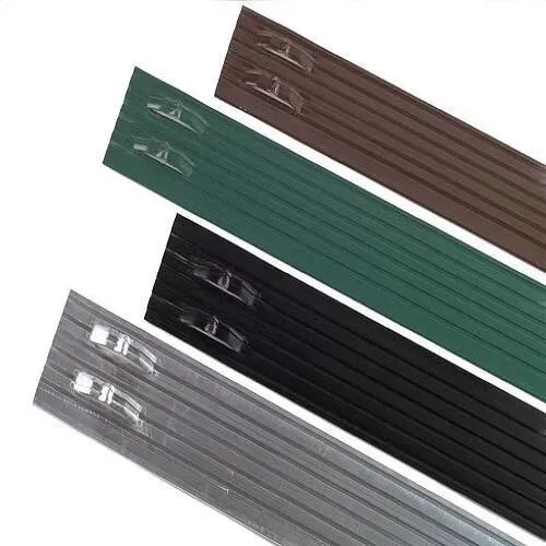 BLACK EDGING ALUMINUM PER FOOT