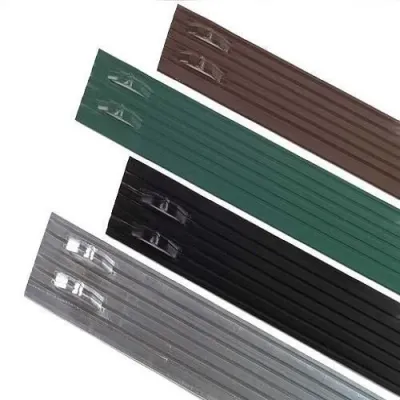 BLACK EDGING ALUMINUM PER FOOT