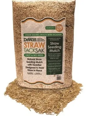 SEEDING STRAW WITH TACKIFIER