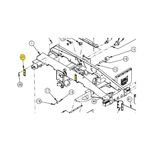 3-565-011251 Rub Plate U/C 660 For Spring Ride