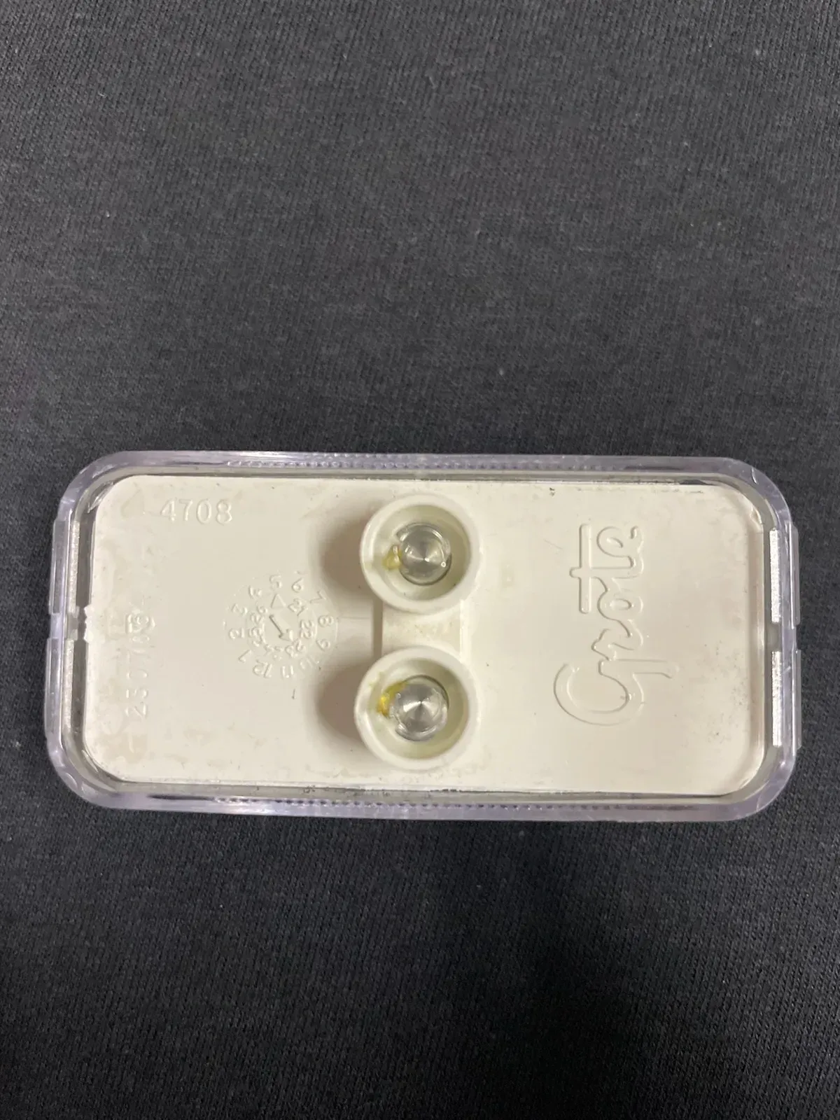 143117 GROTE LICENSE PLATE LIGHT CLEAR