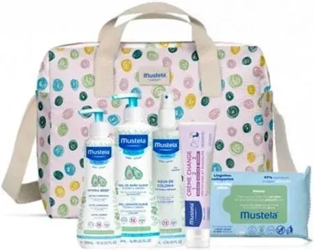 MUSTELA BOLSA CARRO BEBE LUNARES