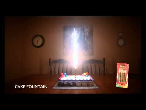 Cake Fountain 4pk