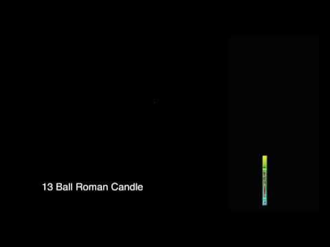 13 Ball Roman Candle 12pk