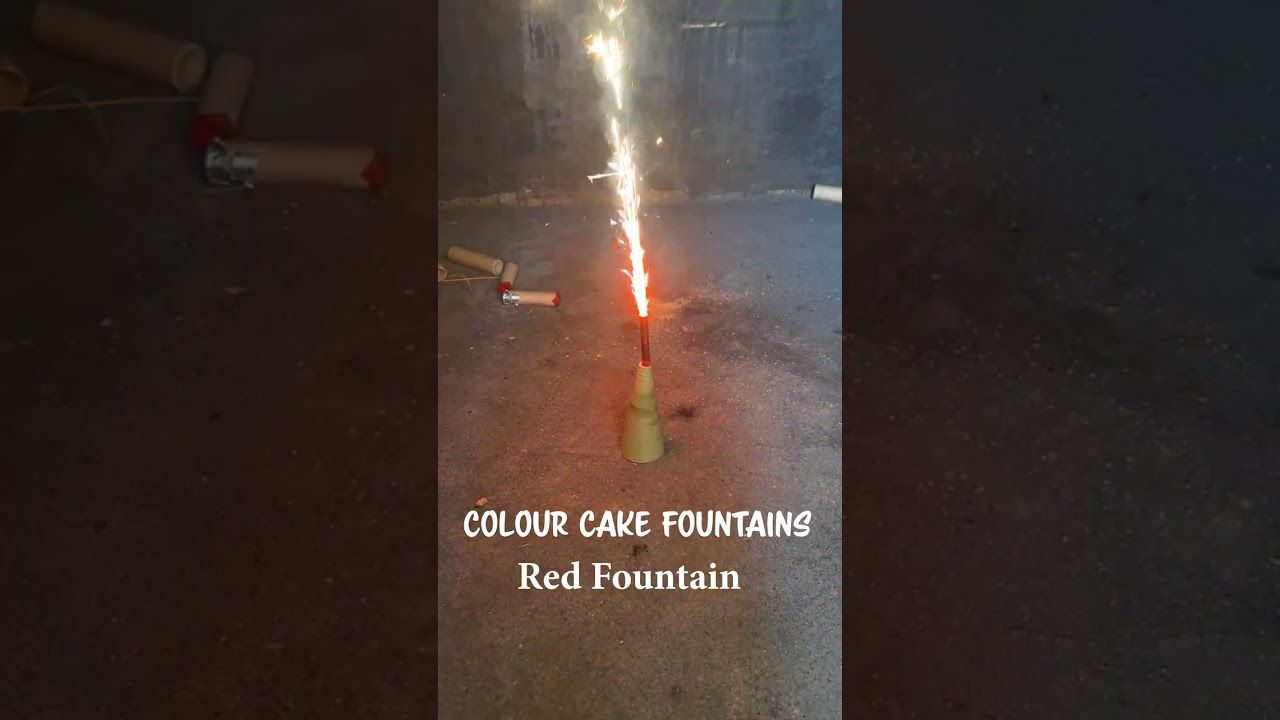 Multicolor Cake Fountain 4pk **New 2026**