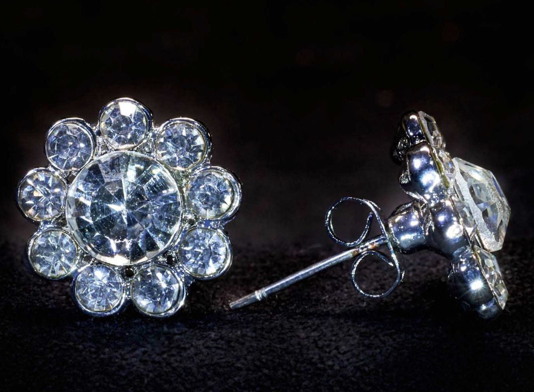 Crystal Flower Earring