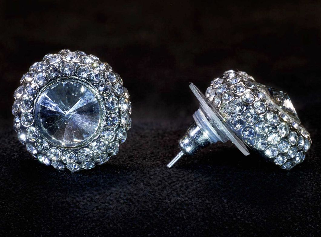 Crystal Rimmed Earring