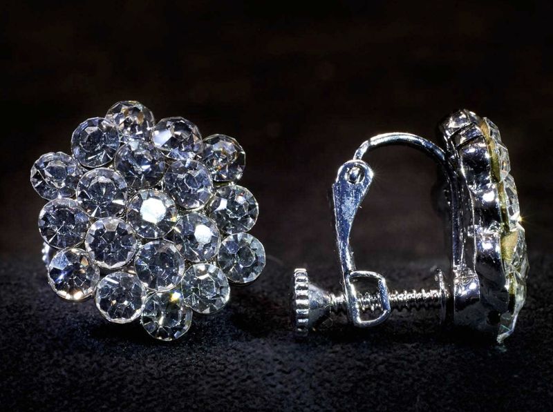 Crystal Cluster Clip