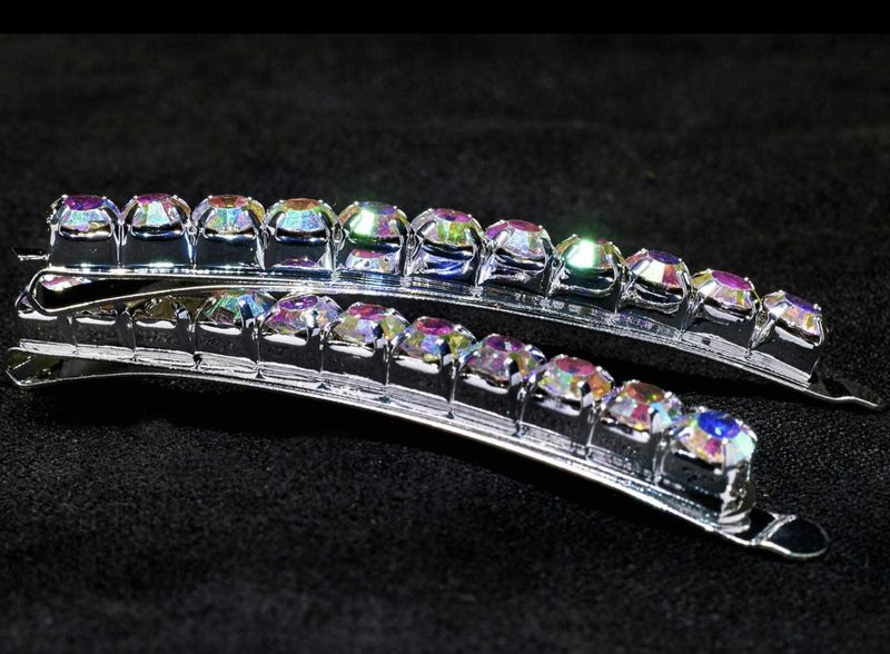 Iridescent bobby pins - 2 per pack