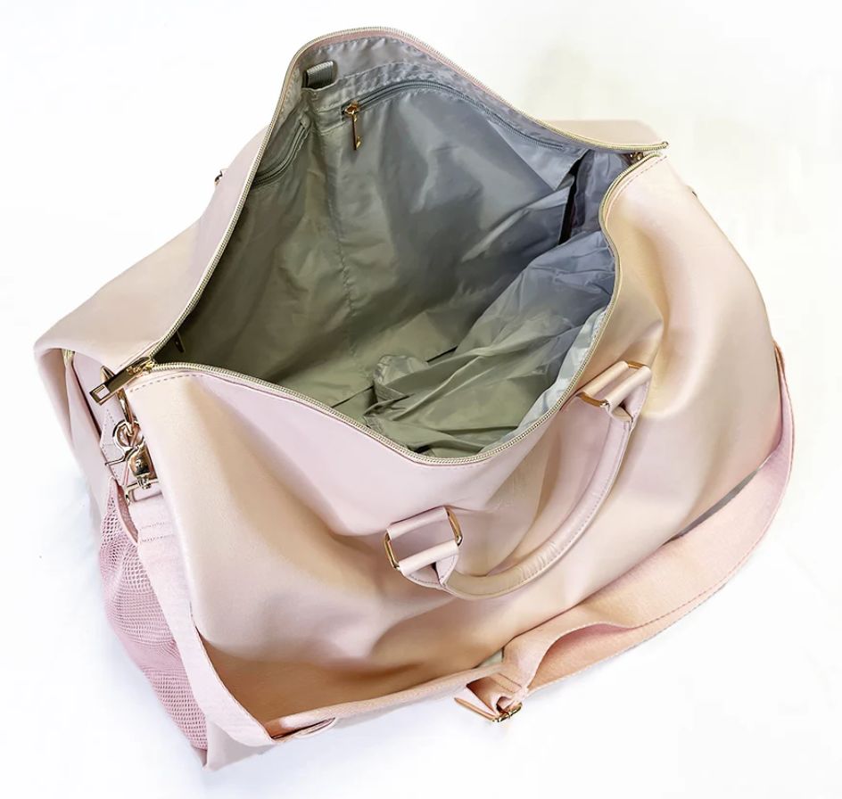 Duffle garment bag - PINK