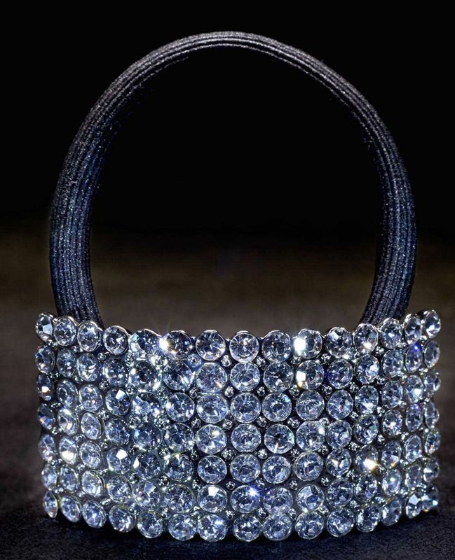 Crystal ponytail elastic - regular