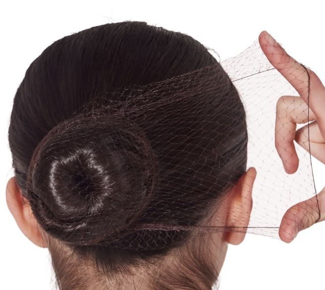 Brown hair nets - 6 per pack