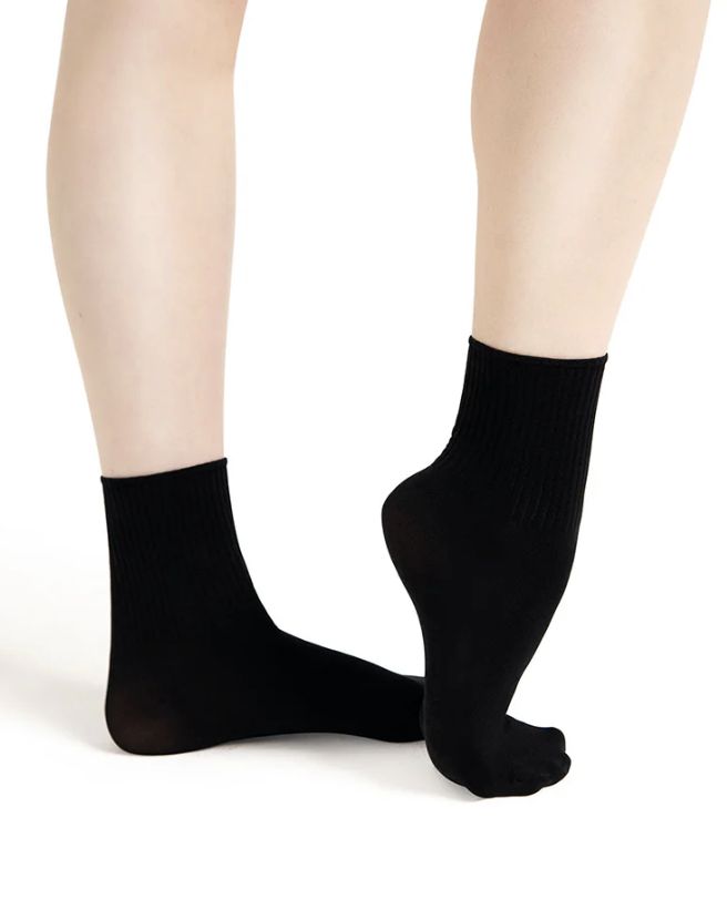 Ribbed Dance Sock