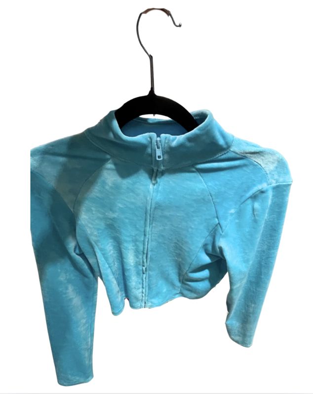 Luxe Cropped Velvet Jacket