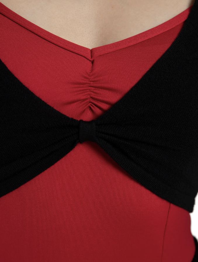 Cropped Pinch Sweater