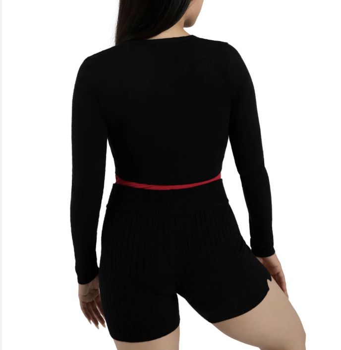Cropped Pinch Sweater