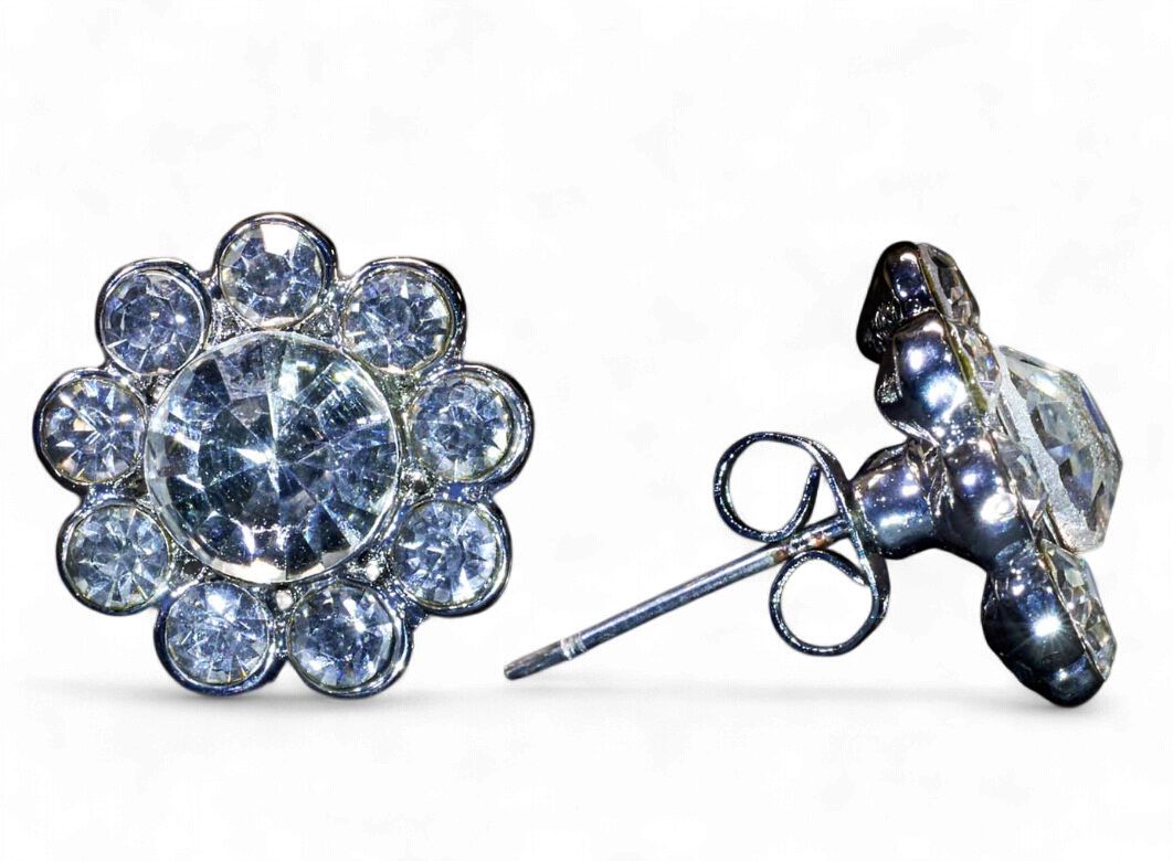 Crystal Flower Earring
