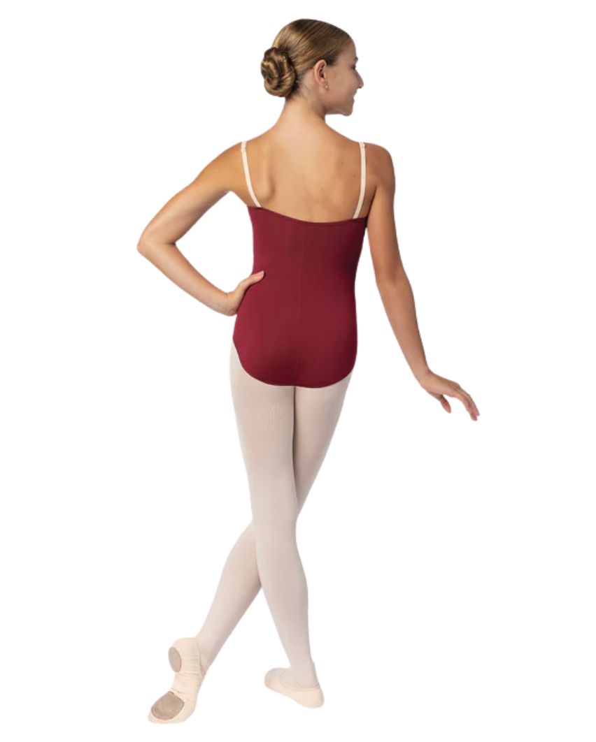 Nude V-neck Mesh Bodysuit - Sodanca SL-22