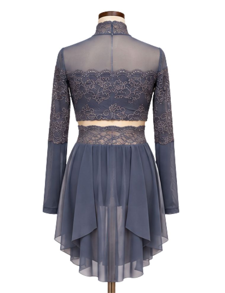 Lace Long Sleeve Two Piece Lyrical Costume