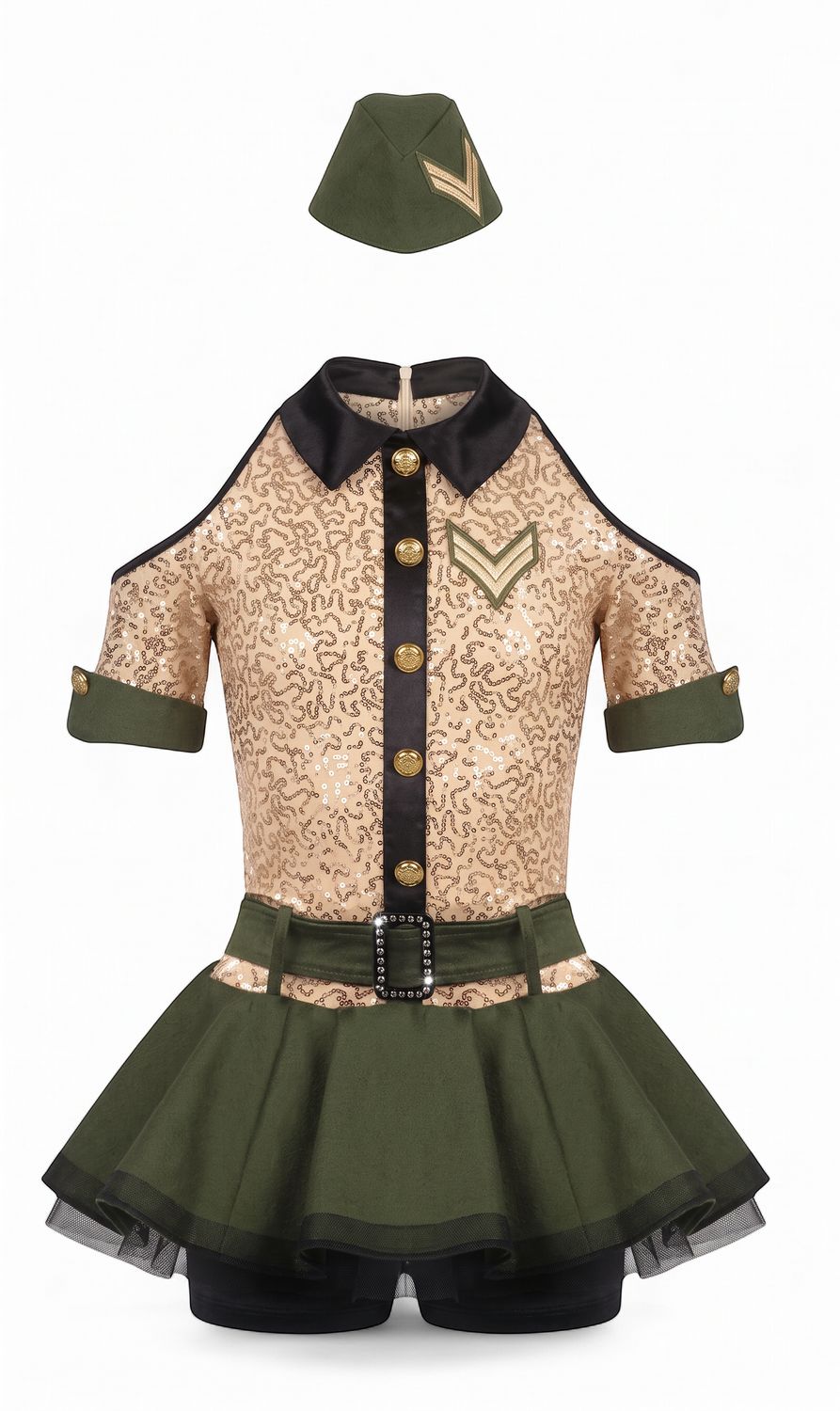 WWII Uniform Jazz Costume