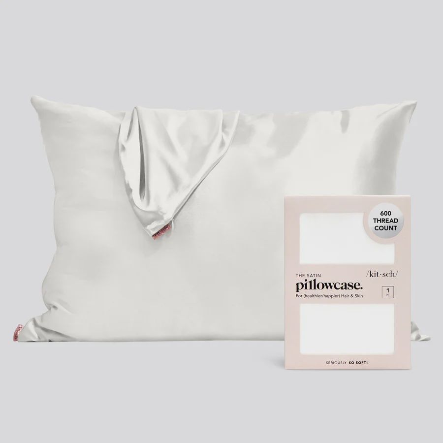 Kitsch The Satin Pillowcase Ivory