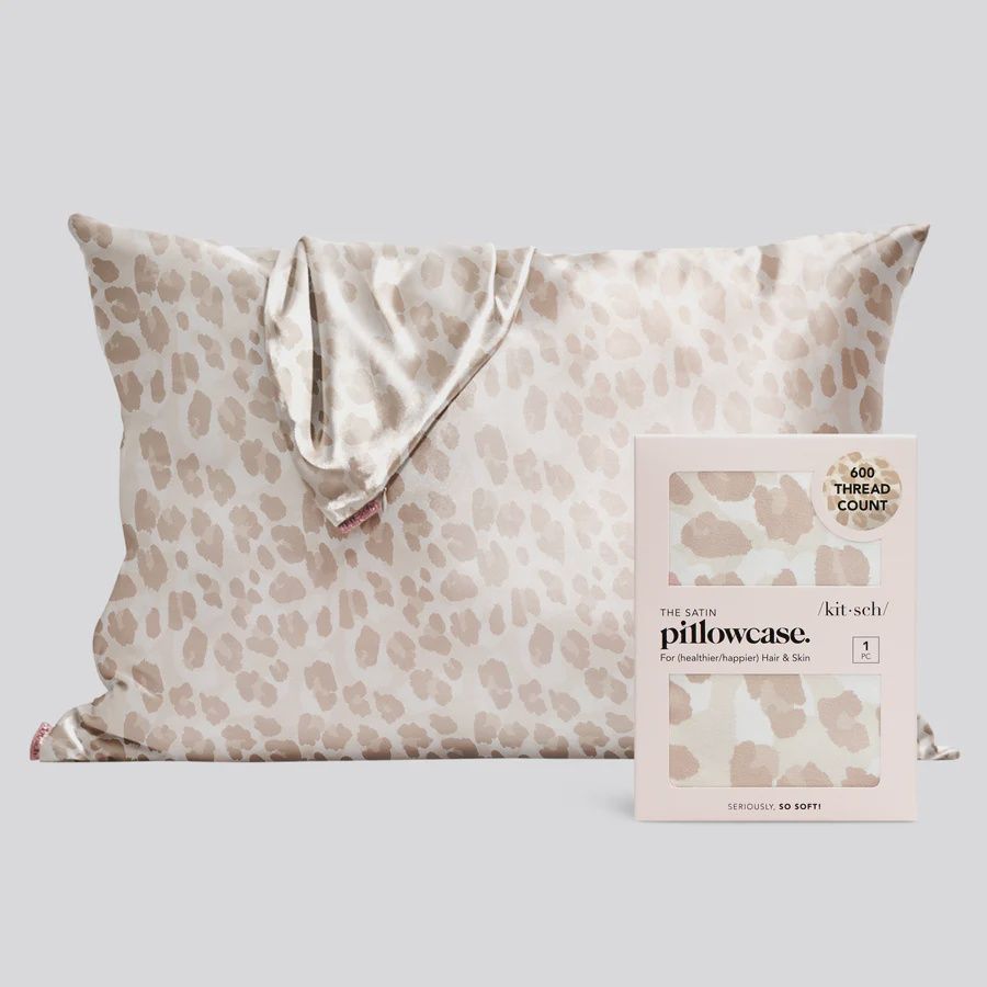 Kitsch The Satin Pillowcase Leopard