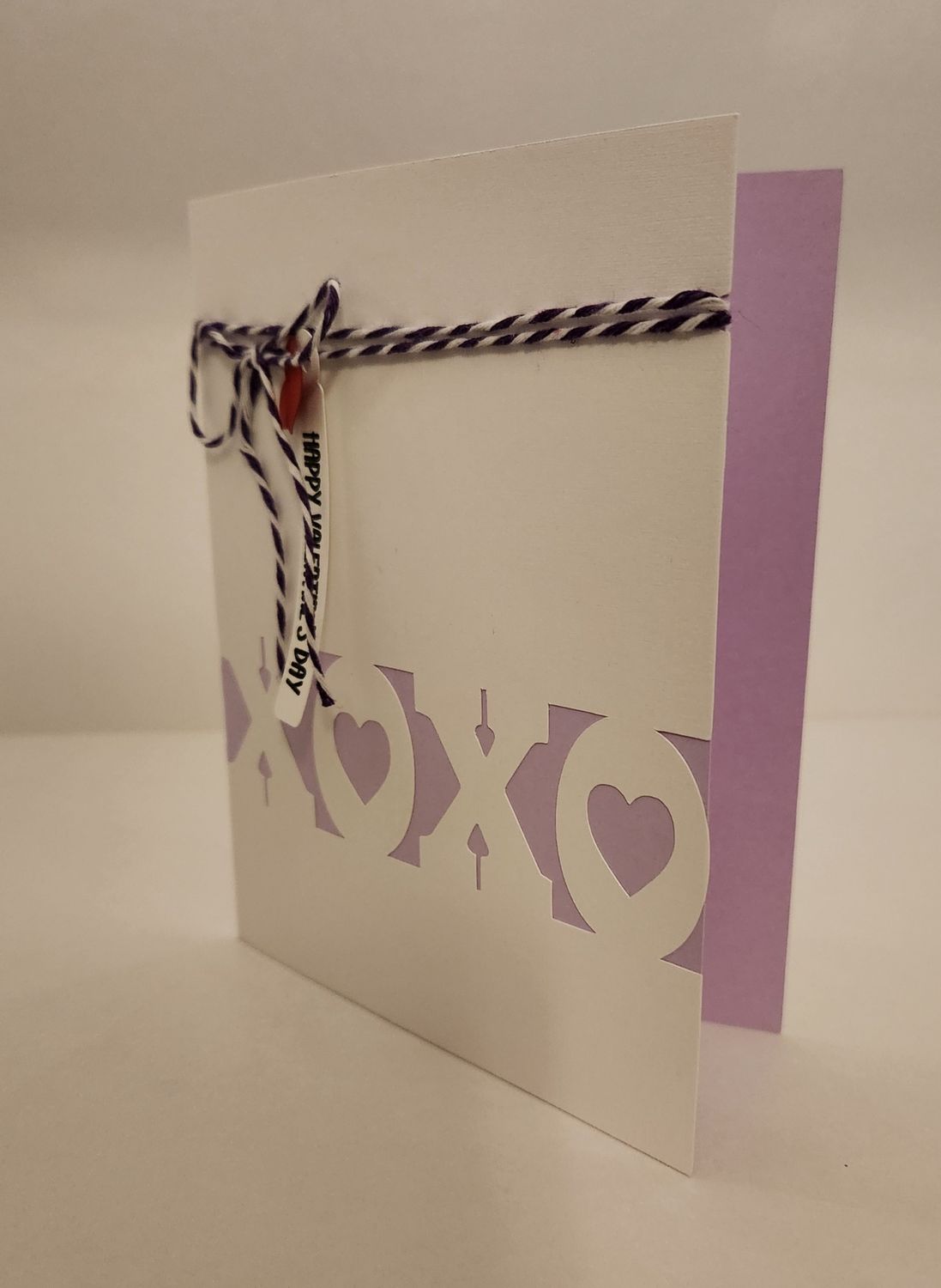 XOXO flat card