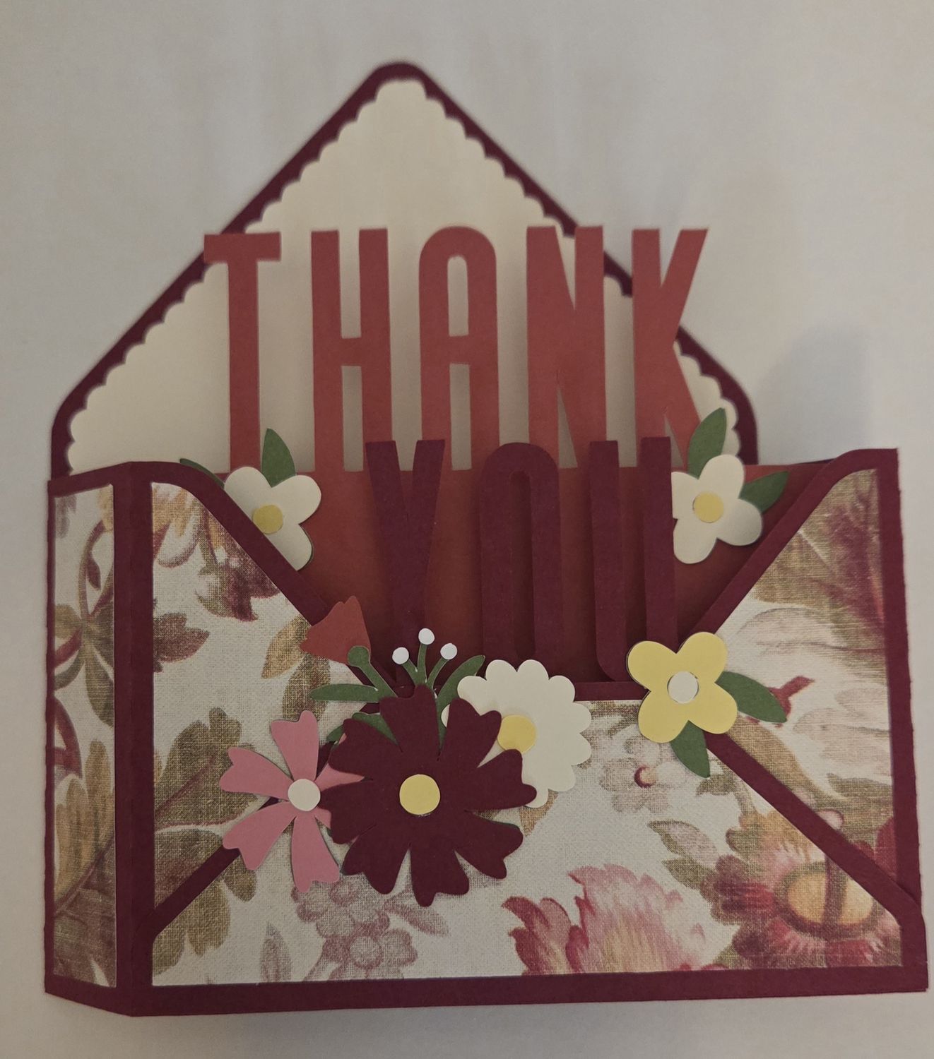 Envelope box card Thank you