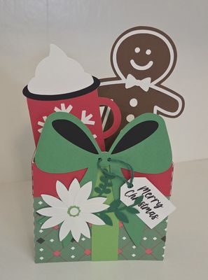 Gingerbread box card