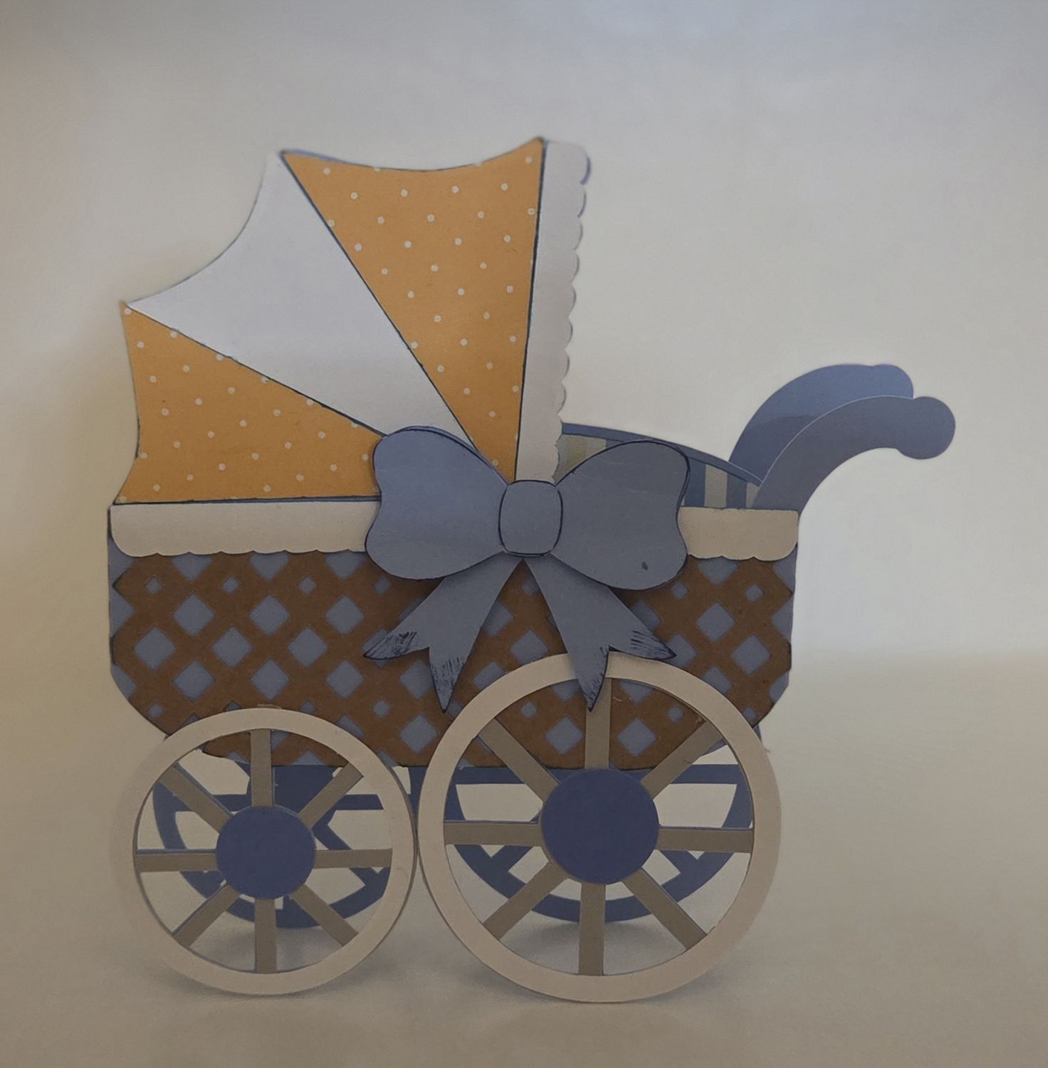 Blue Pram Card