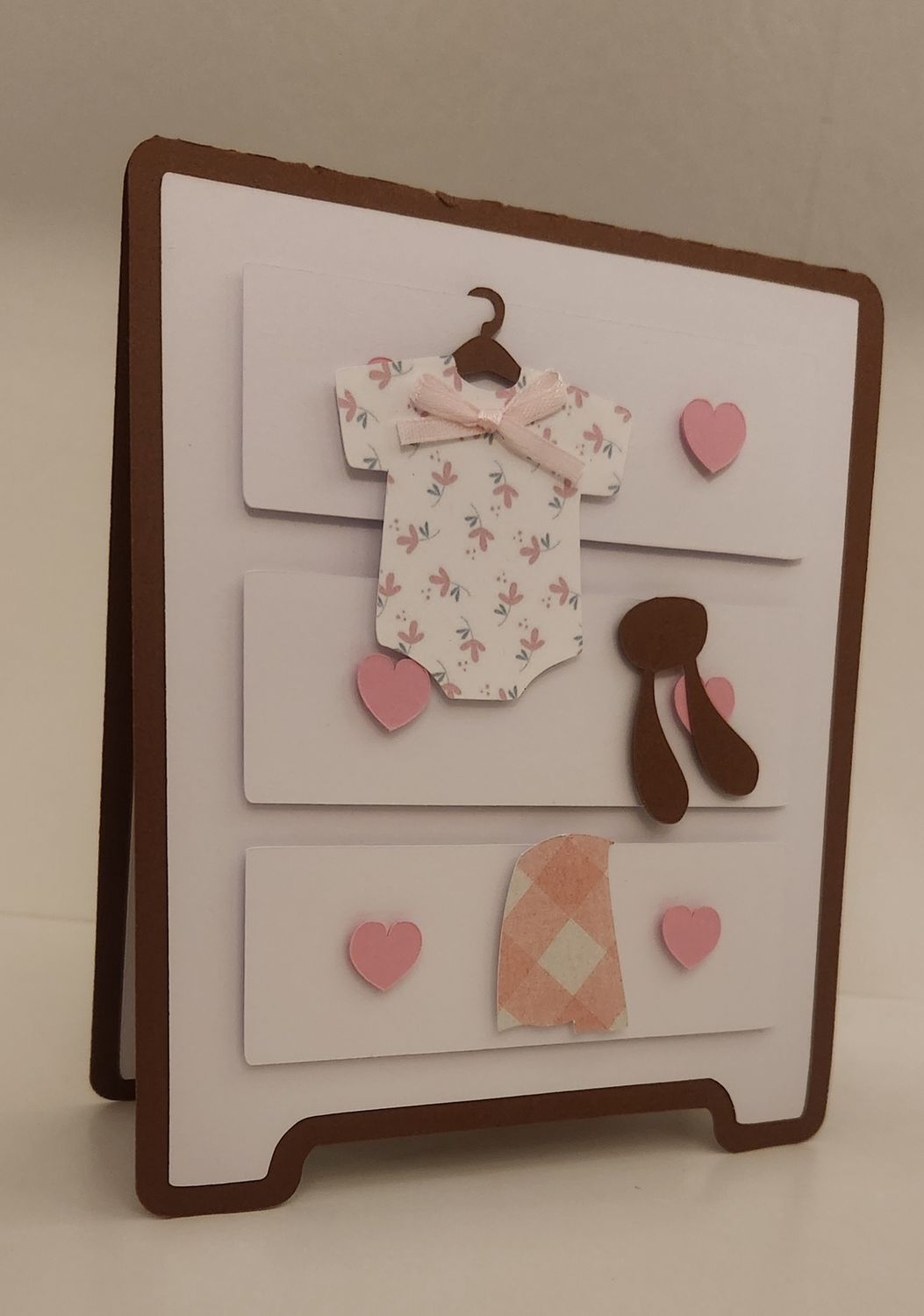 Baby Girl Dresser Card
