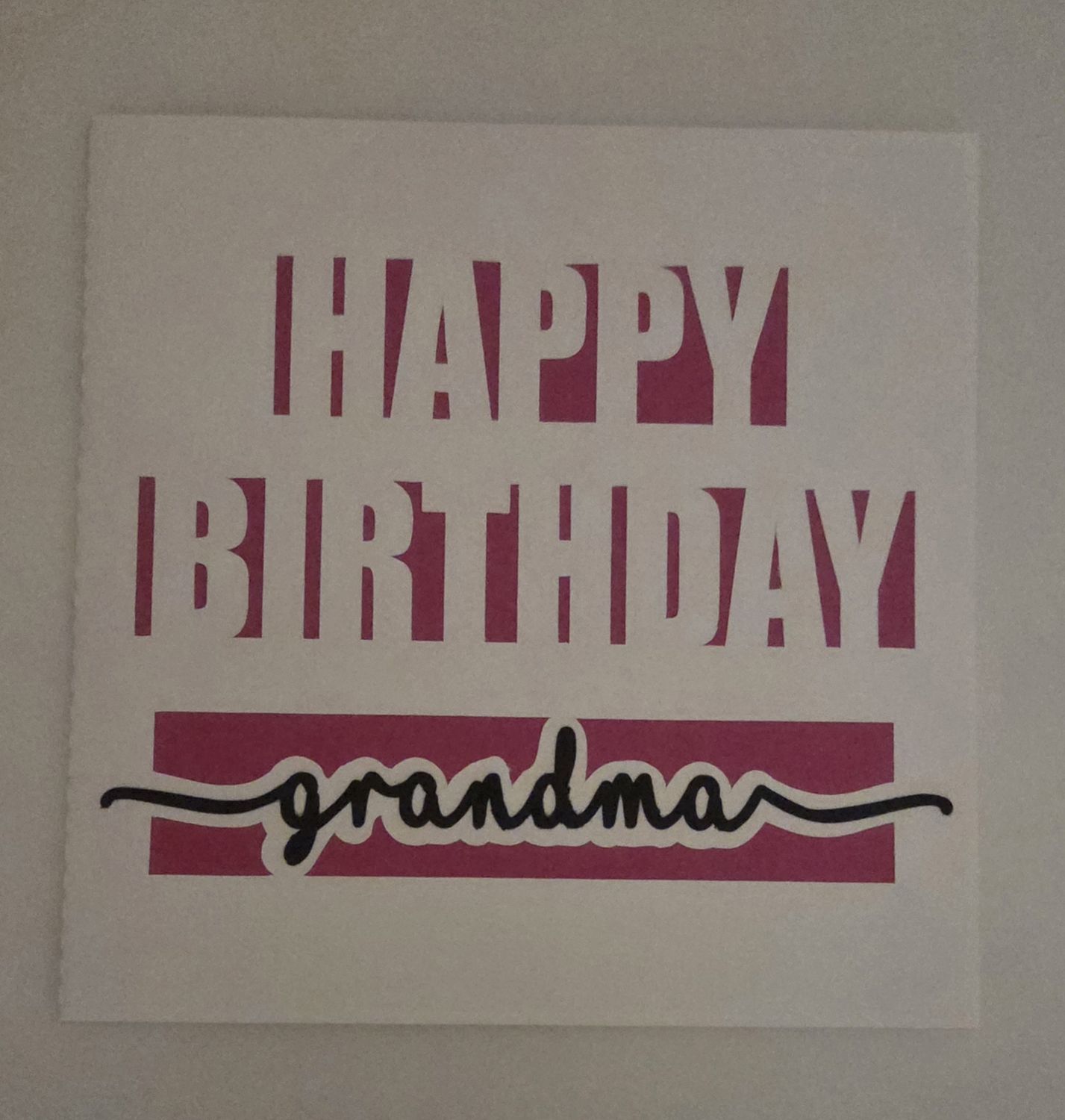 Happy Birthday (family)