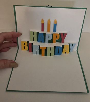 Happy Birthday Pop-out