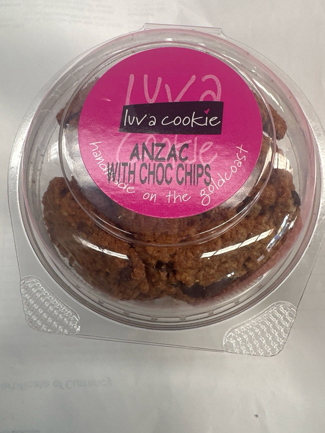 Anzac With Choc Chips