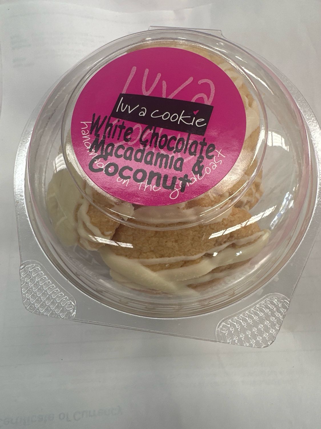 White Chocolate macadamia With Coconut