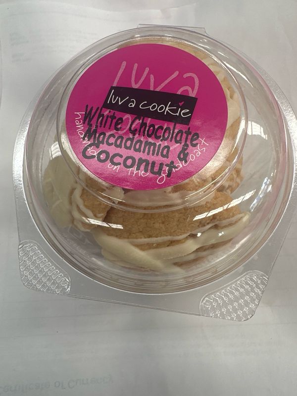 White Chocolate macadamia With Coconut