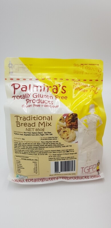 Palmira&#39;s Gluten Free Traditional Bread Mix 850g