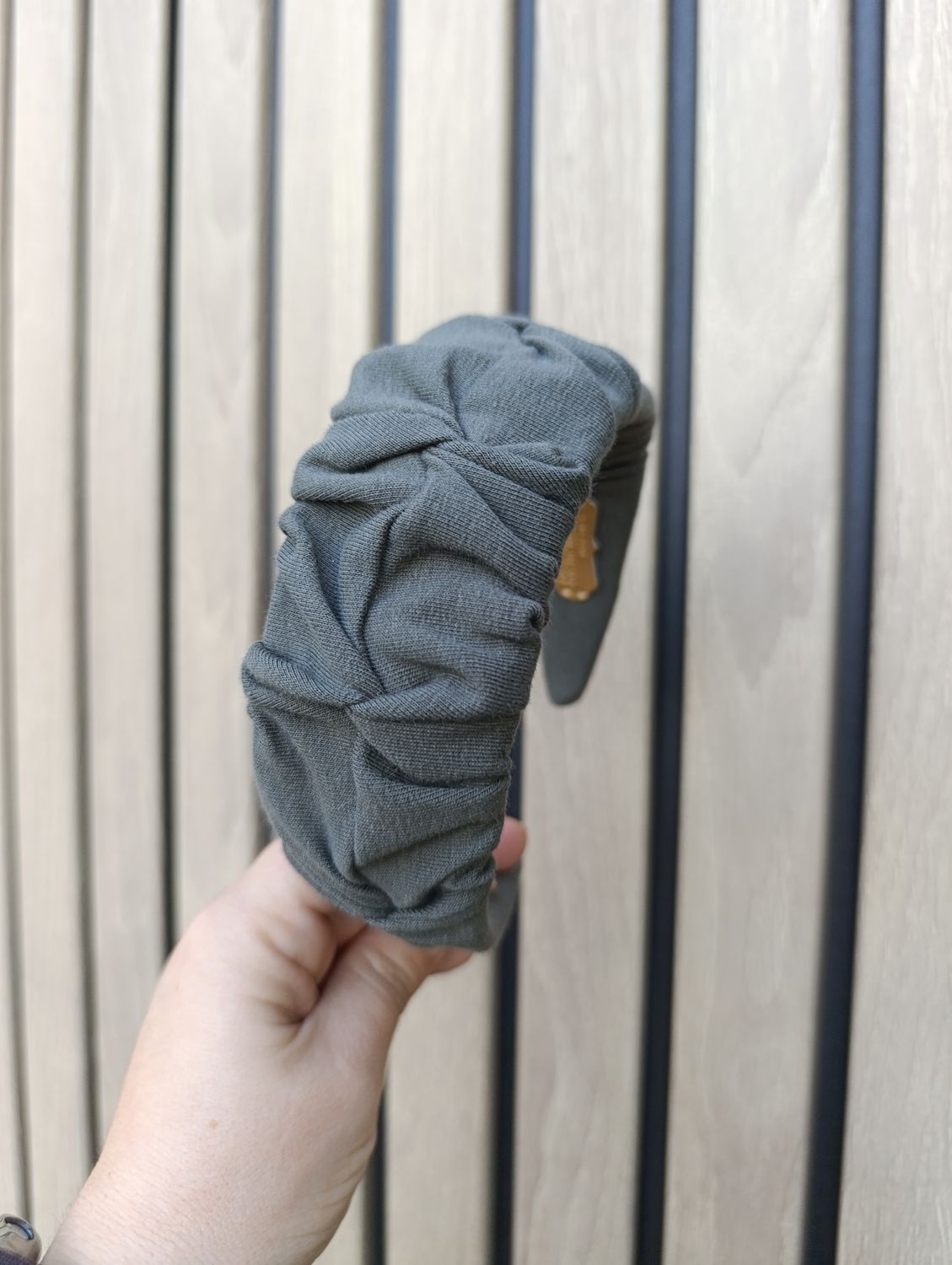 Opaska marszczona szeroka dresowa fango