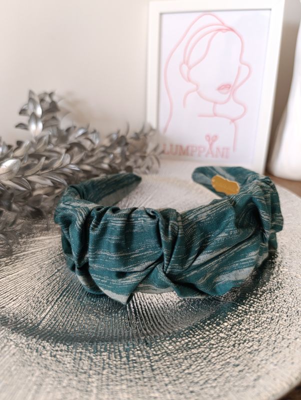 Opaska marszczona szeroka mazańce butelka