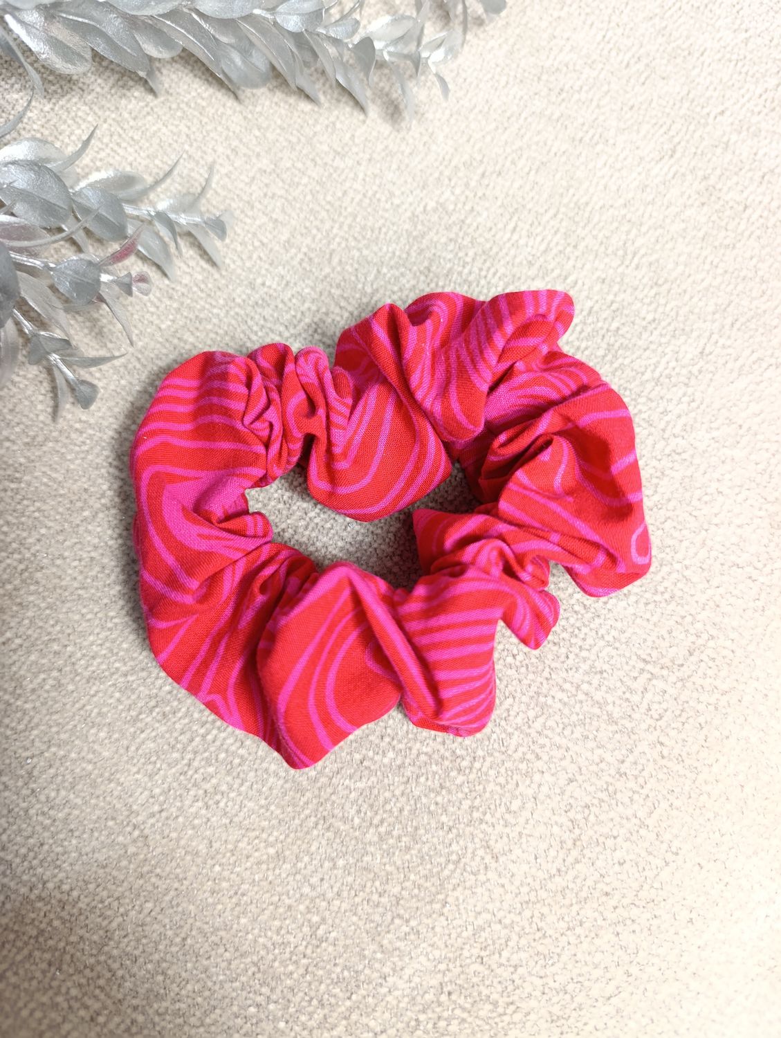 Gumka do włosów  średnia bawełna fuksjomalina