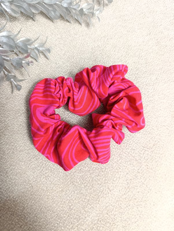 Gumka do włosów  średnia bawełna fuksjomalina