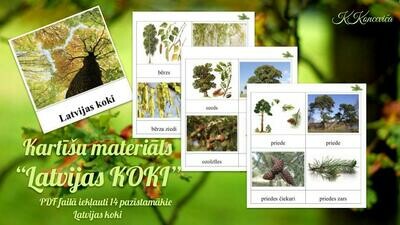 Latvijas koki, PDF